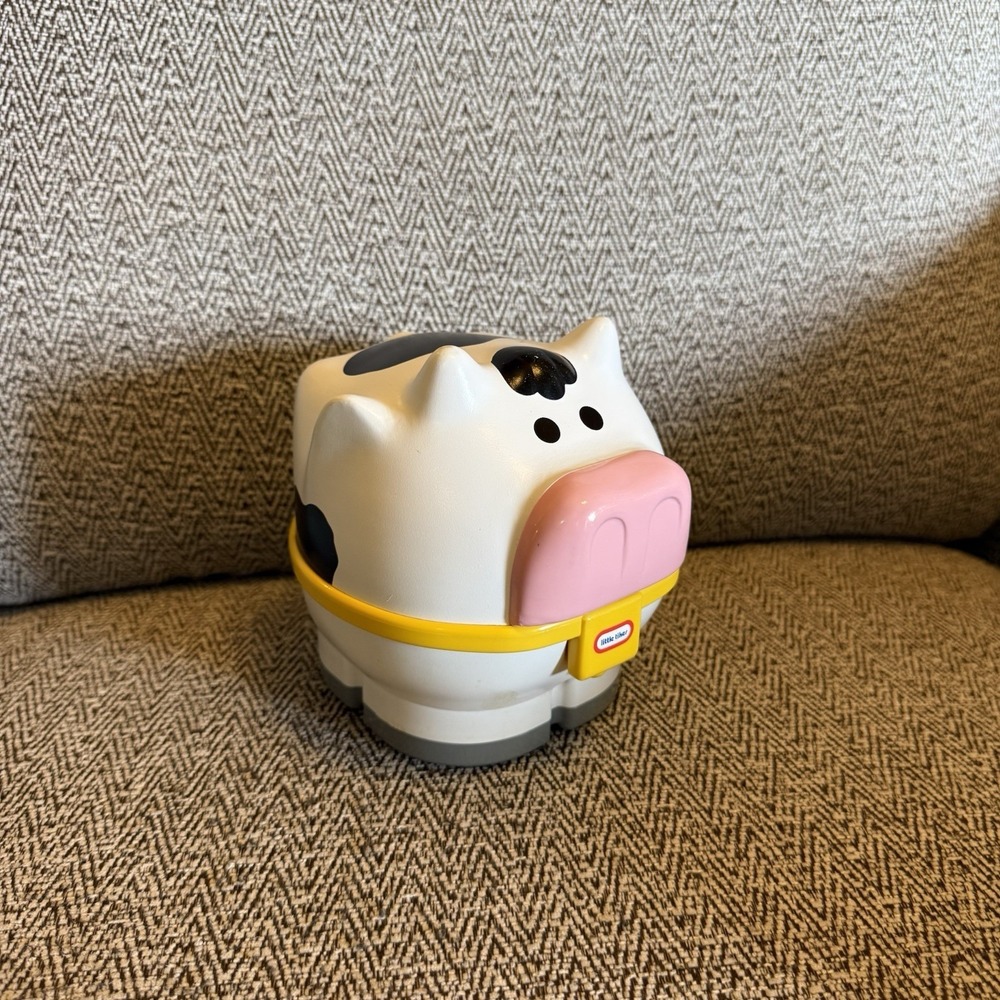 Little Tikes NESTING FARM ANIMALS Cow Lamb Pig Chicken Mouse Vintage COMPLETE